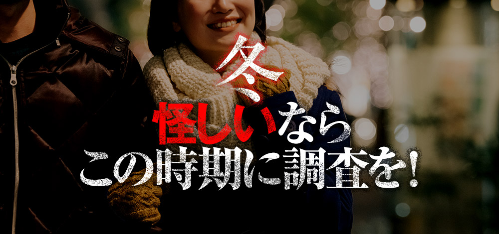 冬 怪しいならこの時期に調査を